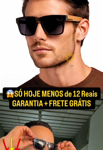 😱🔥 Só hoje em oferta: menos de 12 reais Óculos de sol estilo bambu, com proteção UV, leve, moderno e cheio de personalidade. Usou, se destacou. #TikTokShopBrasil #ÓculosDeSol #EstiloBambu #ProteçãoUV #AchadinhosTikTok