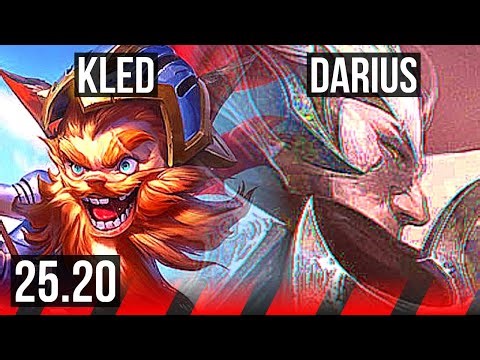 KLED vs DARIUS (TOP) | 11/3/11 | EUW Master | 25.20