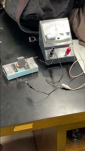 Generating electricity with a rotating magnet motor (Hayashi/Physics Club)