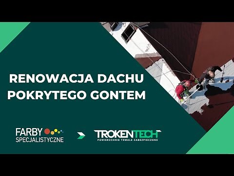 Renowacja dachu pokrytego gontem bitumicznym