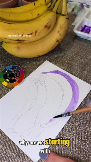 Creating Depth in Watercolor with Purple Underlayer