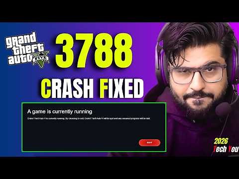 GTA 5 Crash Fix After Intall Script Hook V 3788 🔥 | A Game Is Currently Running Fix v3788!