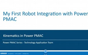 My First Robot Integration with Power PMAC