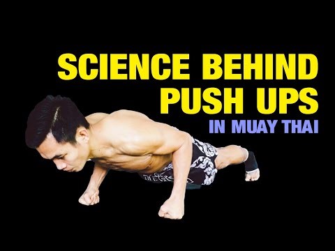 Push ups in Thai boxing and power of the punch