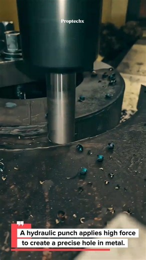 Hydraulic Punching Machine: How It Makes Perfect Metal Holes #Engineering #Tools #USA Workshop Tech