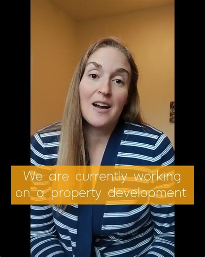 My real estate background. I've been in real estate for 17 years...