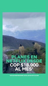 Con planes desde COP$ 18.900 al mes, no puedes perderte todo lo que ofrece Netflix: series, películas, eventos en vivo ¡y mucho más! Aplican restricciones. Detalles en netflix.com | Netflix