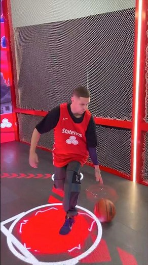 Professor INSANE Dribble Combo to Buzzer Beater at #StateFarm Booth #ad