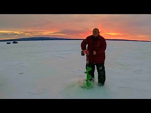 Ice Fishing for Lake Trout, Salmon, Cusk Burbot
