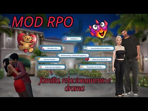 MELHOR MOD DE RELACIONAMENTO do The Sims 4! | Instale o RPO Agora!