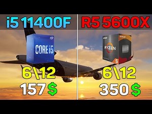 Core i5 11400f vs Ryzen 5 5600x - 9 Games Benchmark Test