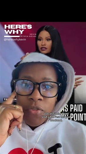 jaz-zen-nay ❤️‍🔥 on Instagram: "Nicki Minaj goes MAGA at Turning Point USA’s AMFEST. While sitting with Erika Kirk, Minaj spews “boys should be boys” rhetoric and calls JD VANCE an Assassin while looking Erika in her eyes and the crowd LAUGHS at her blunder (people lost their jobs over even talking about Charlie Kirk). Could this be a money grab? Is she not as financially stable as the internet says? Could this to help gain a more pardon for her brother and husband? Let me know in the comments.