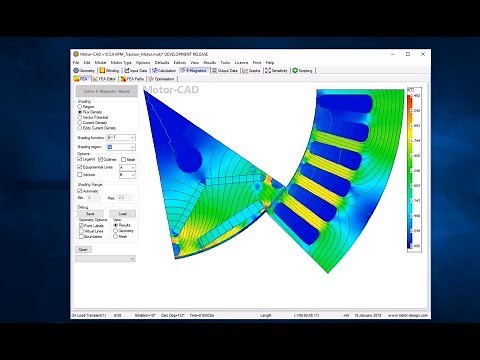 Motor-CAD demonstration - EMag, Therm and Lab