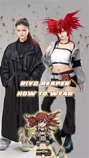How to wear Riyo Reaper's cosplay costume? #riyoreaper #gachiakutaanime #cosplay #osiascosplay