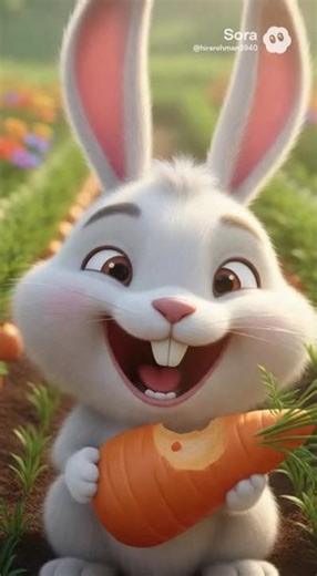 “Cute Animal Poems for Kids | Funny Youtube-Style Short Rhymes | Cute Rabbit #shorts #cartoon #funny