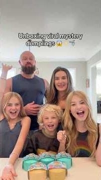 OPEN DUMPLINGS WITH US! 😱🦈#shorts #unboxing #dumpling