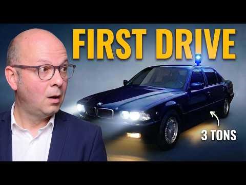 Driving a 3-Ton Armored BMW 750iL for the First Time – This Is What It Feels Like