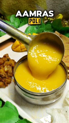 Traditional Aamras Poli Recipe | Summer Special Mango Dish 🥭