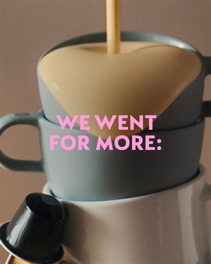 Since 1986, we’ve aimed for more — blends, tastes, aromas, textures — everything that takes the coffee experience further. | Nespresso