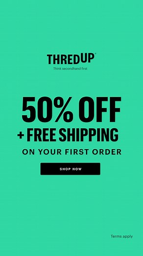 Discover the ease of sustainable shopping at the world’s largest online thrift store. Get 50% off free shipping on your first order. | ThredUp