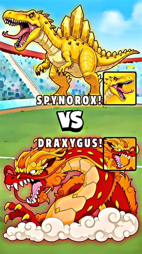 Spynorox vs Draxygus 💀 Battle In Dynamons World||#dynamonsevolution#dynamon#dynamonsworld#shorts