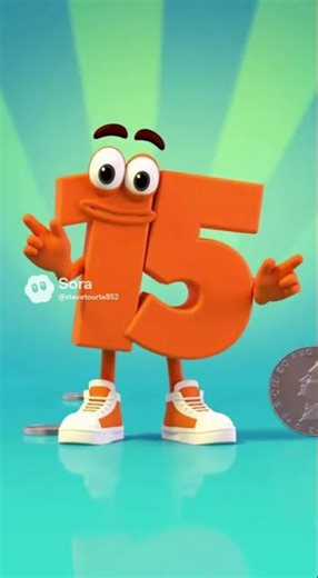 Meet Number 15 | Learn Numbers for Kids AI Shorts