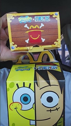 #McDonalds #onepiece x #spongebob Happy Meal Launches today!