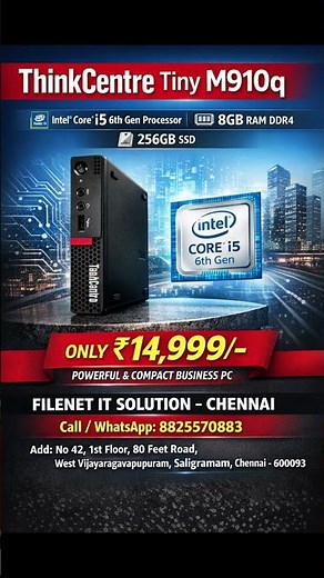 Best Budget Desktop for Office & Home! Lenovo ThinkCentre M910q Tiny PC Review & Deal