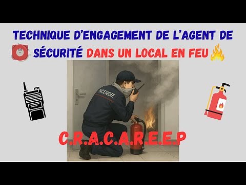 🚒 SSIAP 1 – Intervention dans un Local en Feu : Technique Complète & Compte Rendu Radio 🔥