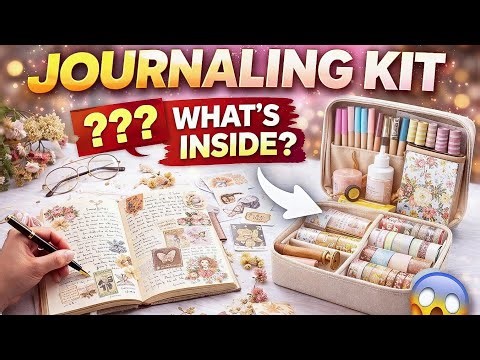 I MADE MY OWN JOURNAL KIT 😱