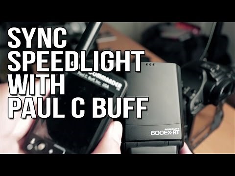 How to Sync Paul C. Buff Light with Speedlight
