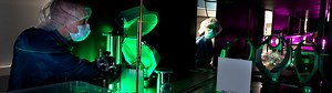 First light at the most powerful laser in the US