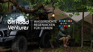 Off Road Ventures Mens Waterproof Rain Jacket Hood Packable Windbreaker Lightweight Raincoat for Outdoor Golf Hiking