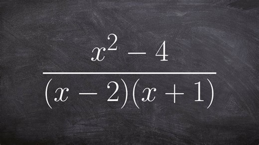 Simplifying a rational expression by factoring