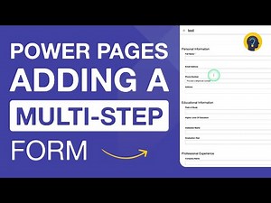 Mastering Power Pages: Adding a Multi-Step Job Form Tutorial!