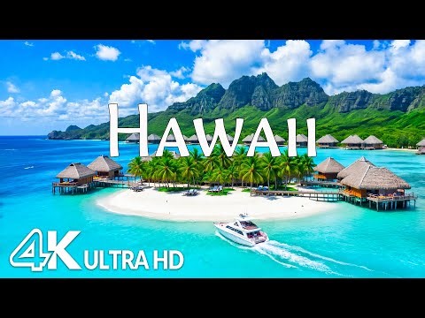 Wonders of Hawaii 4K – Breathtaking Coastlines & Tropical Paradise Aerial Views | Relaxing Music