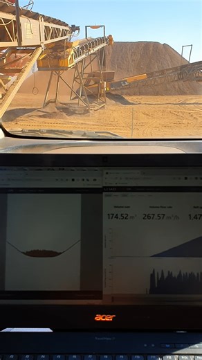 Loadscan on Instagram: "When we say live data, we mean it. On a recent installation, our technician captured material running under the newly installed CVS, instantly displaying real-time volume data as it moved. No delays, no guessing, just accurate measurement the moment it happens. Is this what your operation is missing?"
