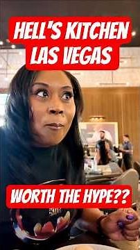 WE TRIED GORDON RAMSAY'S HELL'S KITCHEN IN LAS VEGAS AND HERE'S AN HONEST REVIEW! #lasvegas #shorts