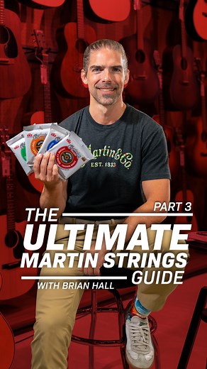 👀 Ever wonder what gives a brand-new Martin that legendary sound the moment you play it? Brian Hall from C.F. Martin & Co. joins us in part 3 of this 5-part mini series to talk about Martin’s very own Authentic Acoustic Strings! Featuring the Lifespan 2.0 Treated, Marquis Silk-Wrapped, and Flexible Core strings, find out more about the benefits that they can bring, what makes them special, and how they can improve your guitar’s tone! 🎸 The Martin Authentic Acoustic strings are what helped to s