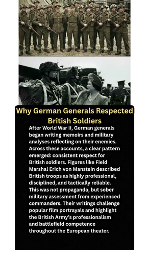 Why German Generals Respected British Soldiers#shorts