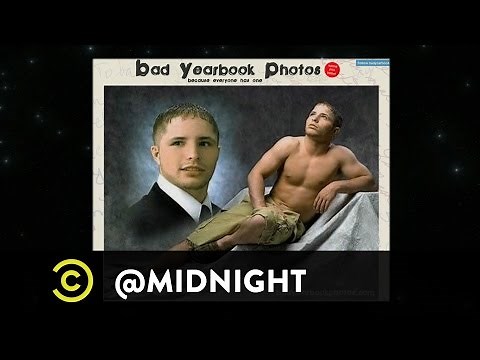 Burnie Burns, Gavin Free, Colton Dunn - Yearbook Oh Nos - @midnight with Chris Hardwick