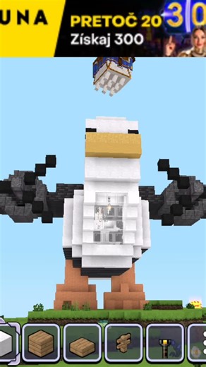 Tutorial č.13.hranie hry Minecraft. 12.Časť. včera som hral hru Minecraft. postavil som kačku .