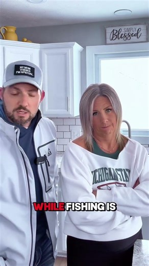 You can see her wheels turning here 😂 #facts #couplesgoals #funnycouple #fishinglife #golflife