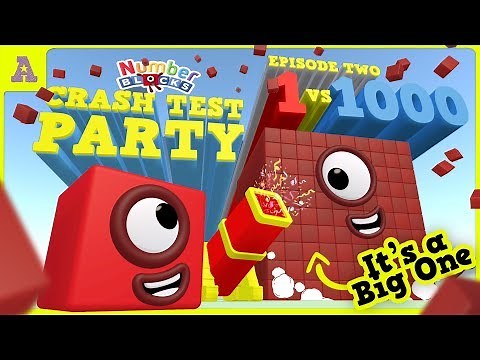 OMG a BIG One! Numberblocks One Thousand Vs 1! YES 1,000's turn!