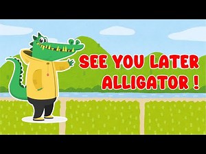 Goodbye Song for Kids 👋 | See You Later, Alligator! 🐊 | Bubby Kids Official