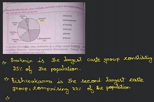 Read the following pie-chart carefully, and write a short descr... | Filo