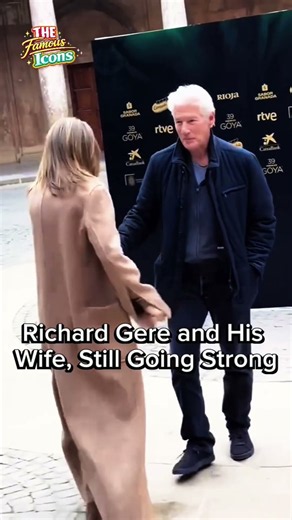 Richard Gere and Alejandra Silva Look So Happy Together #richardgere