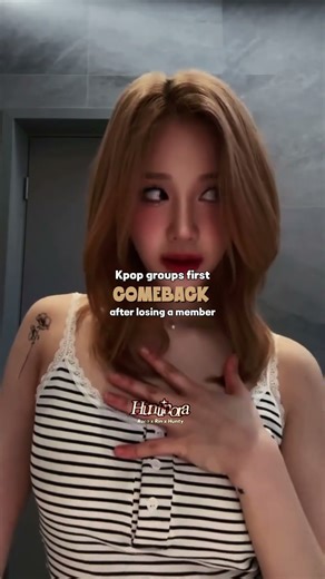Kpop groups first comeback after losing a member #kpop #huntinora