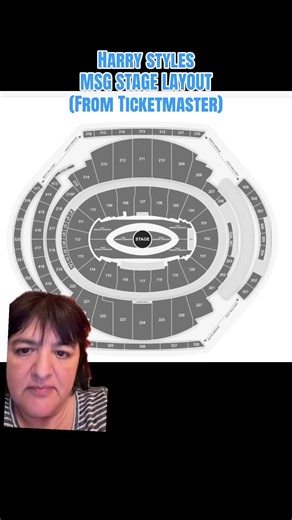 Harry Styles stage layout for Madison Square Garden tour. #msg #harrystyles #madisonsquaregarden #togethertogether #kattdo