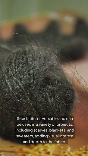 Discover Seed Stitch: The Textured Knitting Technique You’ll Love